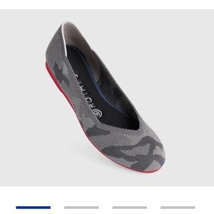 Rothy’s gray camo flat